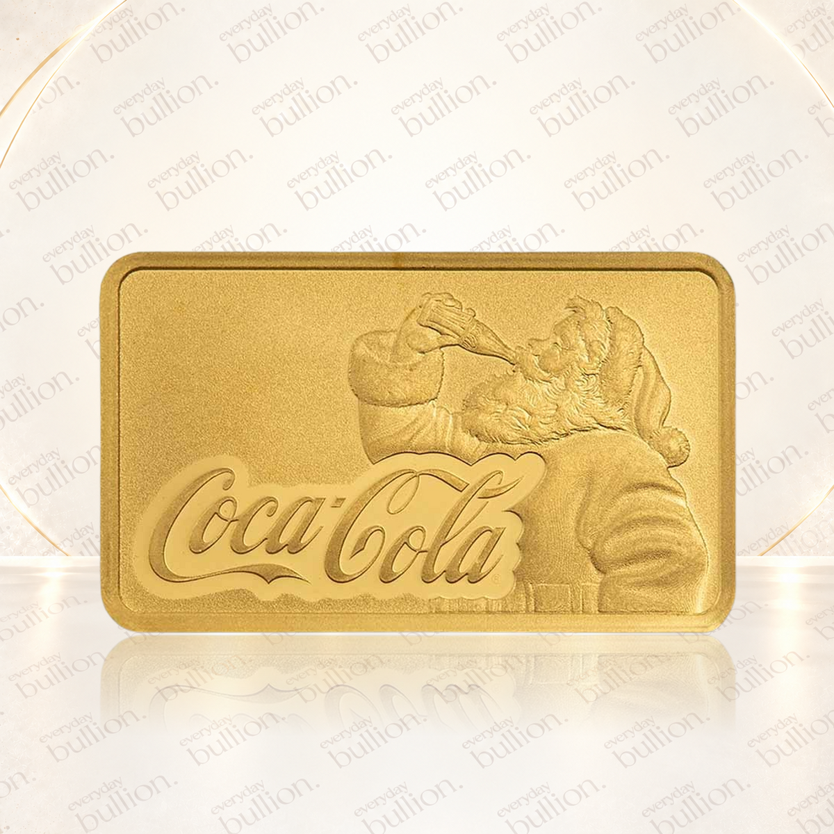 2026 Coca-Cola® Santa 95th Anniversary 1g .9999 Gold Bar in CertiPAMP™ Assay with Gift Sleeve – Switzerland – PAMP Suisse