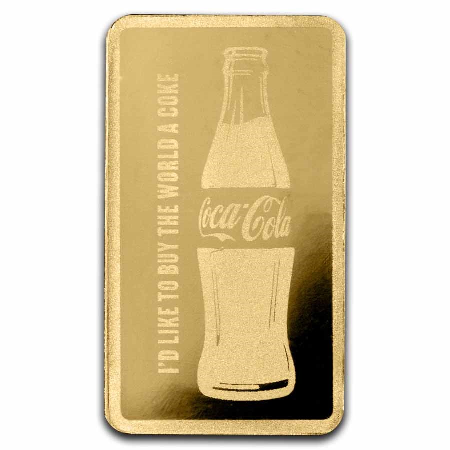 PAMP - 1/2 gram Gold Bar in TEP - Coca-Cola®