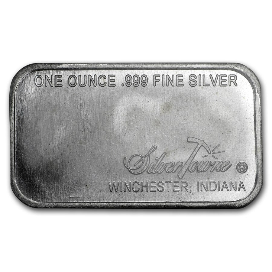 1 oz Silver Bar - SilverTowne Prospector (Vintage)