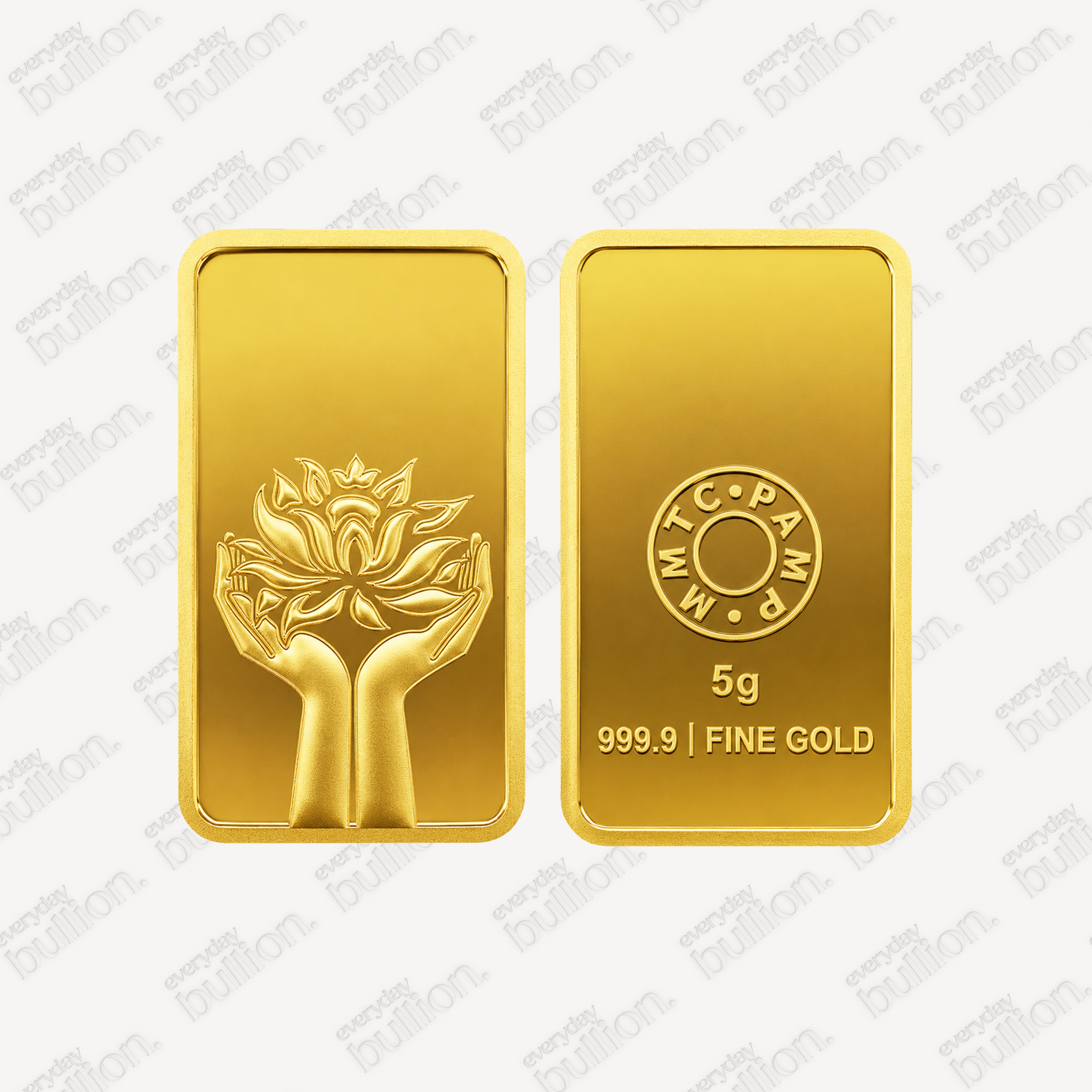 5g Pamp Lotus Gold Bar