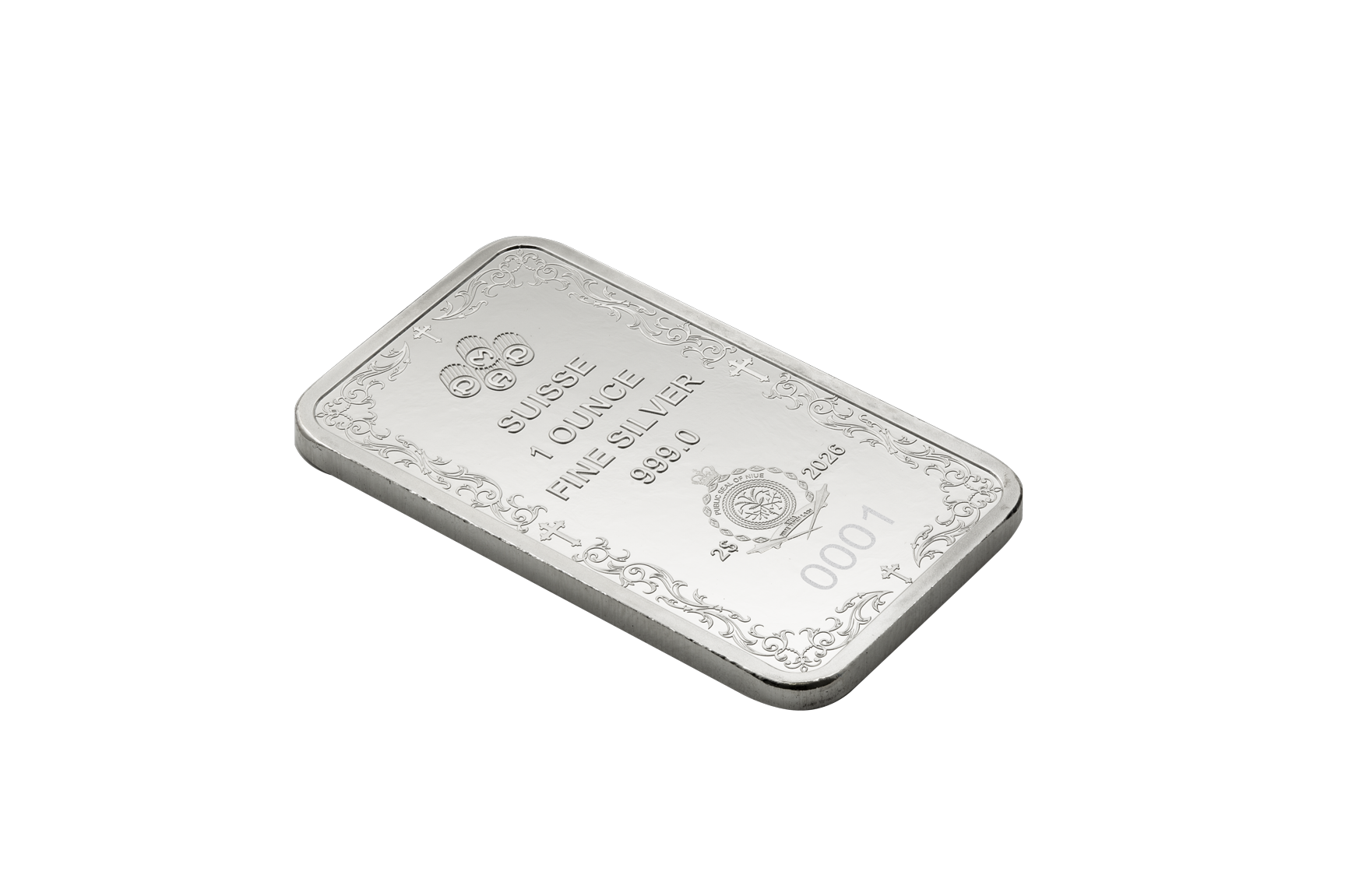 PAMP - Cross of Christianity - 1oz Silver Bar
