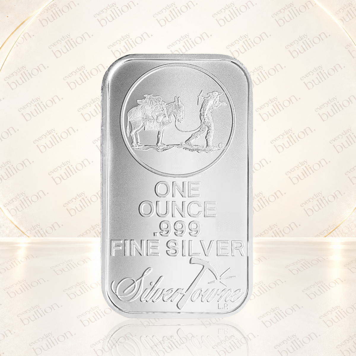 SilverTowne Prospector 1oz .999 Silver Bar – United States – SilverTowne Mint