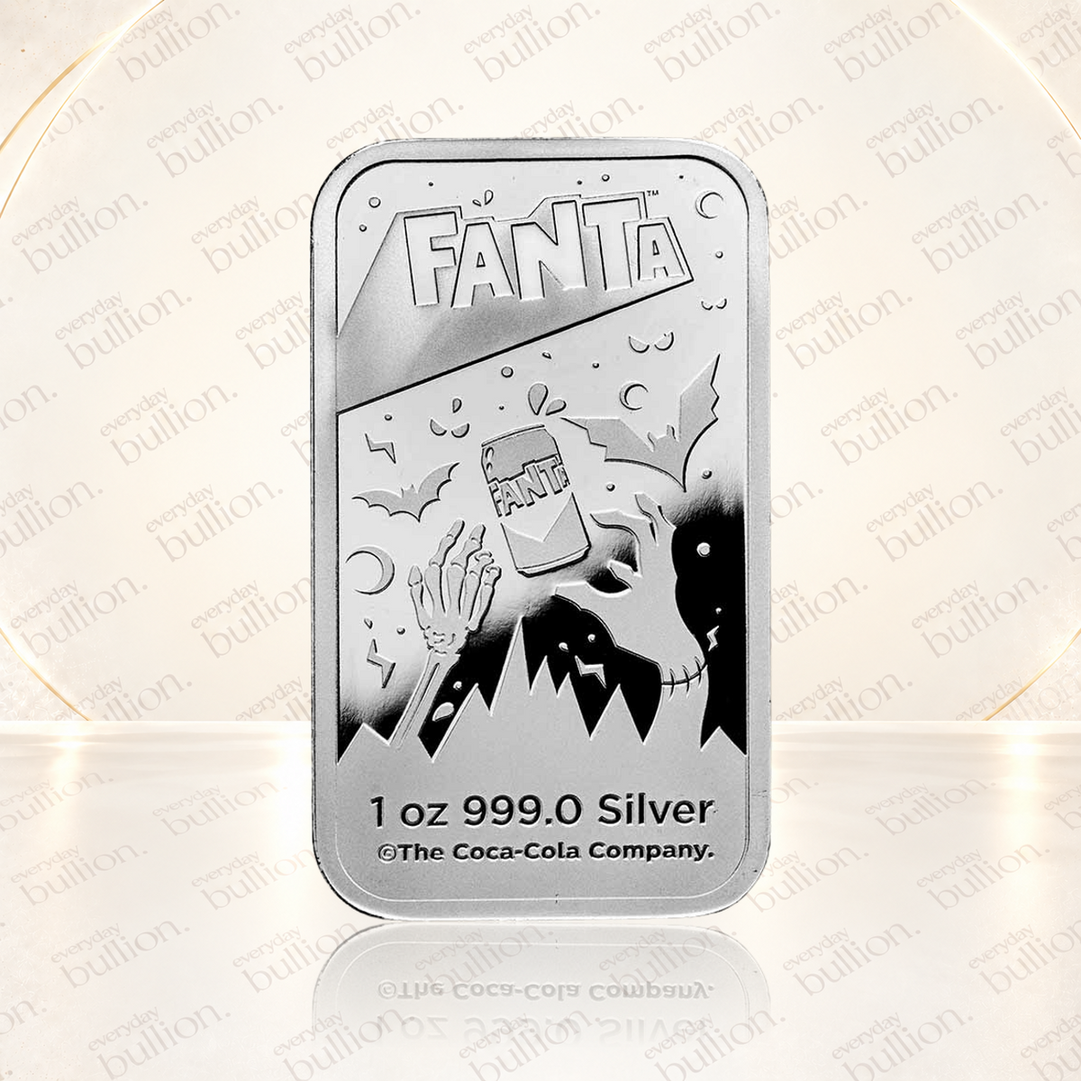 Fanta Halloween 1oz .999 Silver Colourised Bar in TEP – United States – APMEX