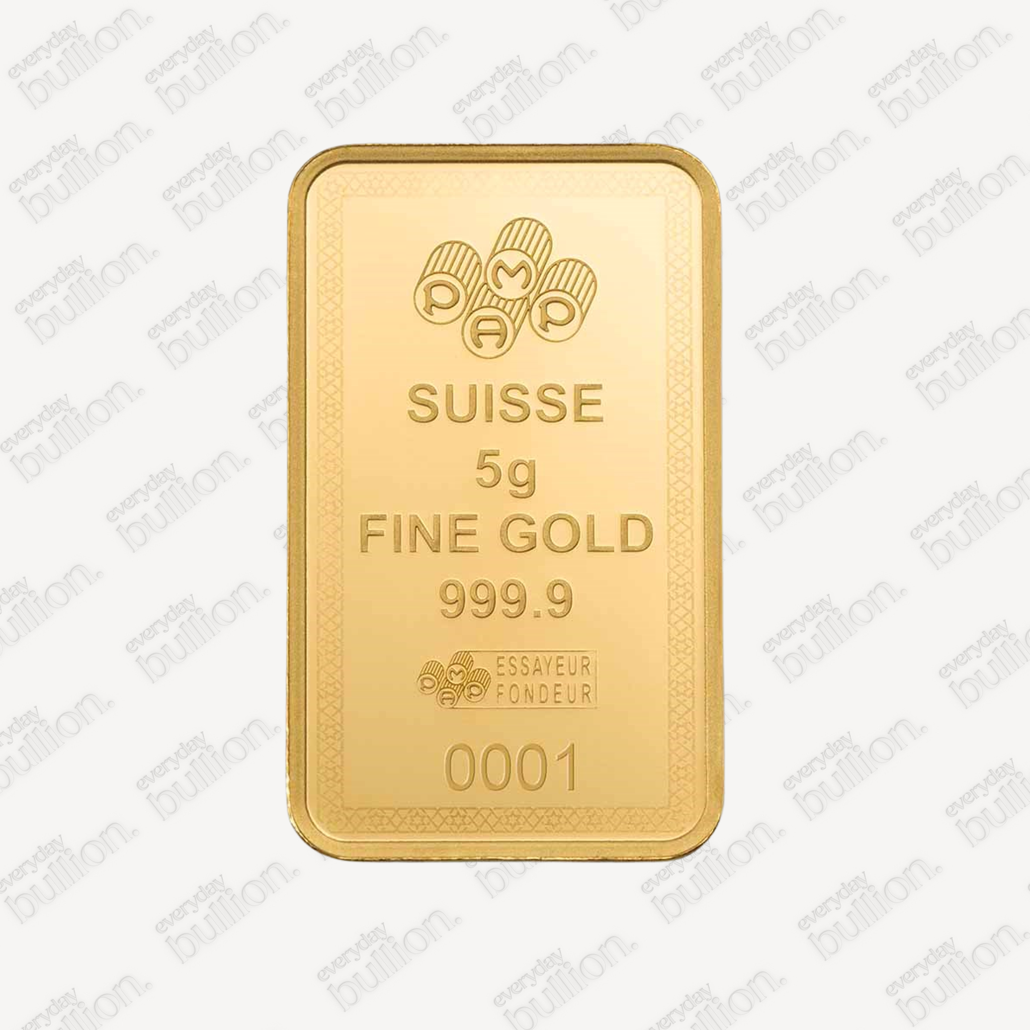 5 gram Gold Bar - PAMP Suisse (Ayatul Kursi)
