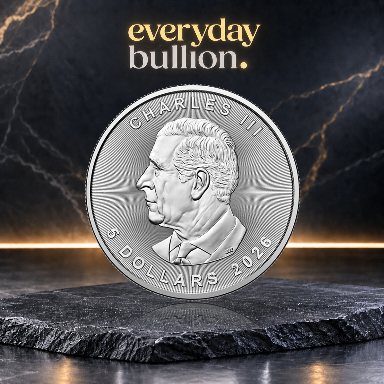 Maple Leaf 2026 1oz .9999 Fine Silver Bullion Coin – Royal Canadian Mint
