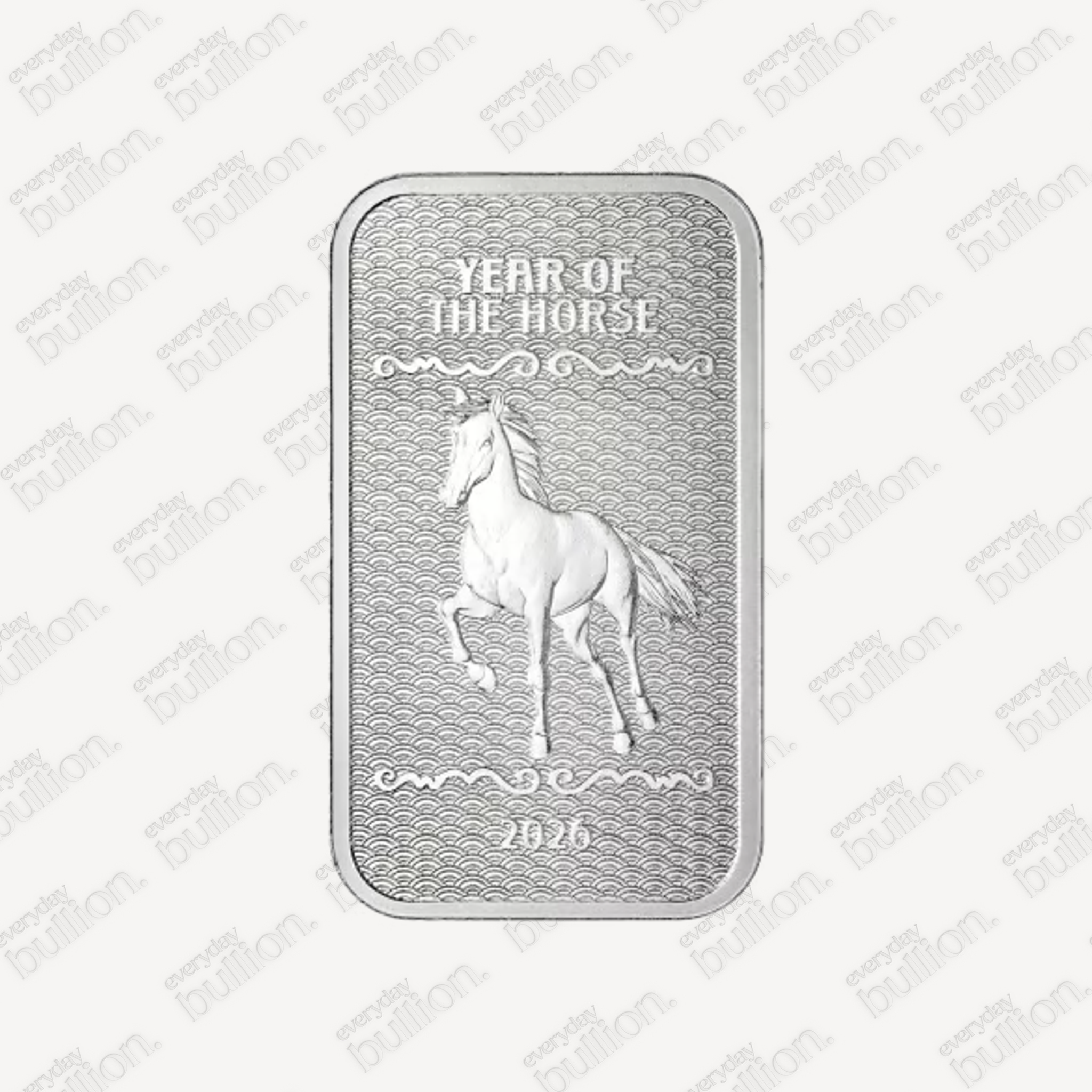 1 oz 2026 Lunar Year of the Horse Proof Silver Bar | PAMP Suisse
