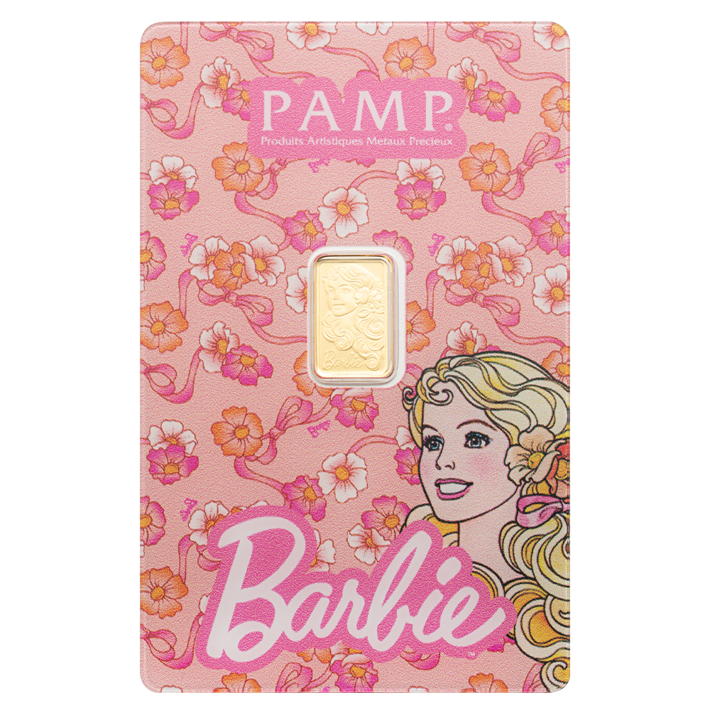 PAMP Suisse Barbie™ 1 Gram Gold Bar