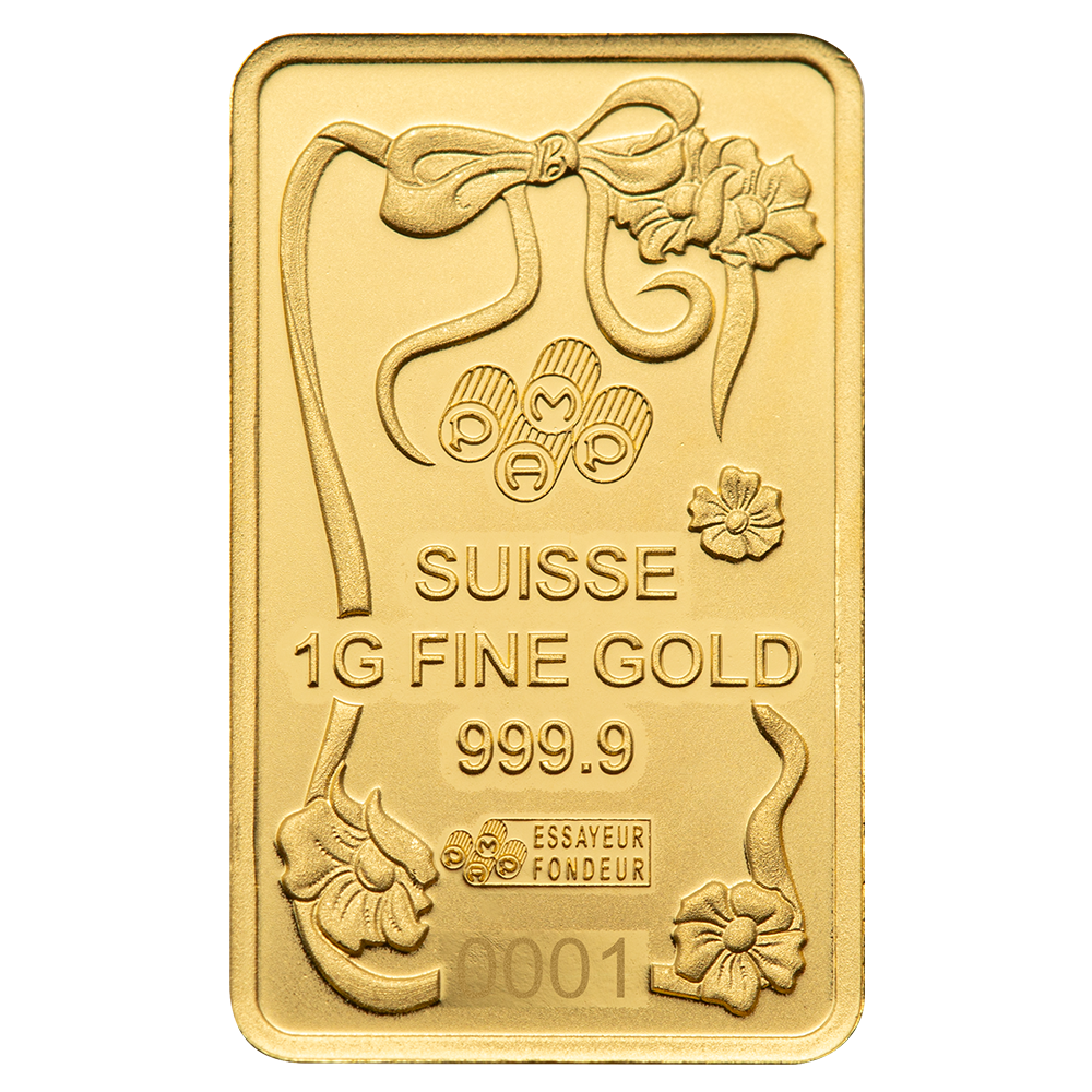 PAMP Suisse Barbie™ 1 Gram Gold Bar