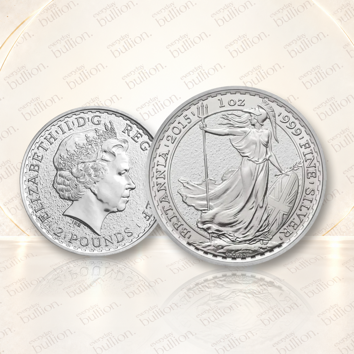 2015 Britannia 1oz .999 Silver Coin – United Kingdom – The Royal Mint