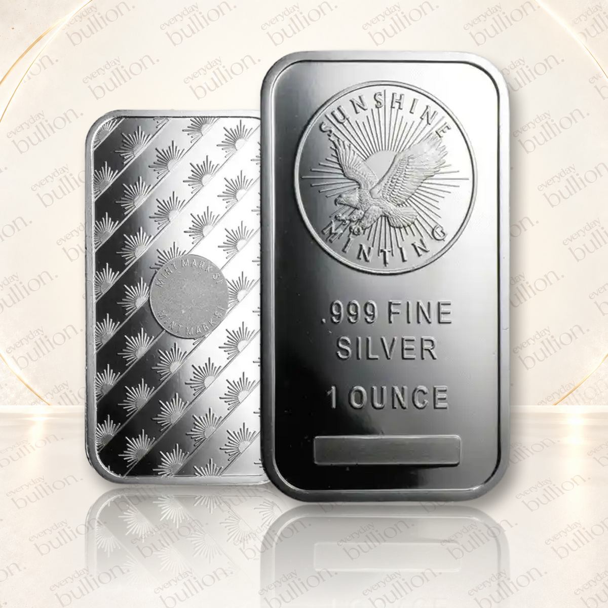 1oz .999 Fine Silver MintMark SI Bar in Sealed Packaging - USA - Sunshine Minting