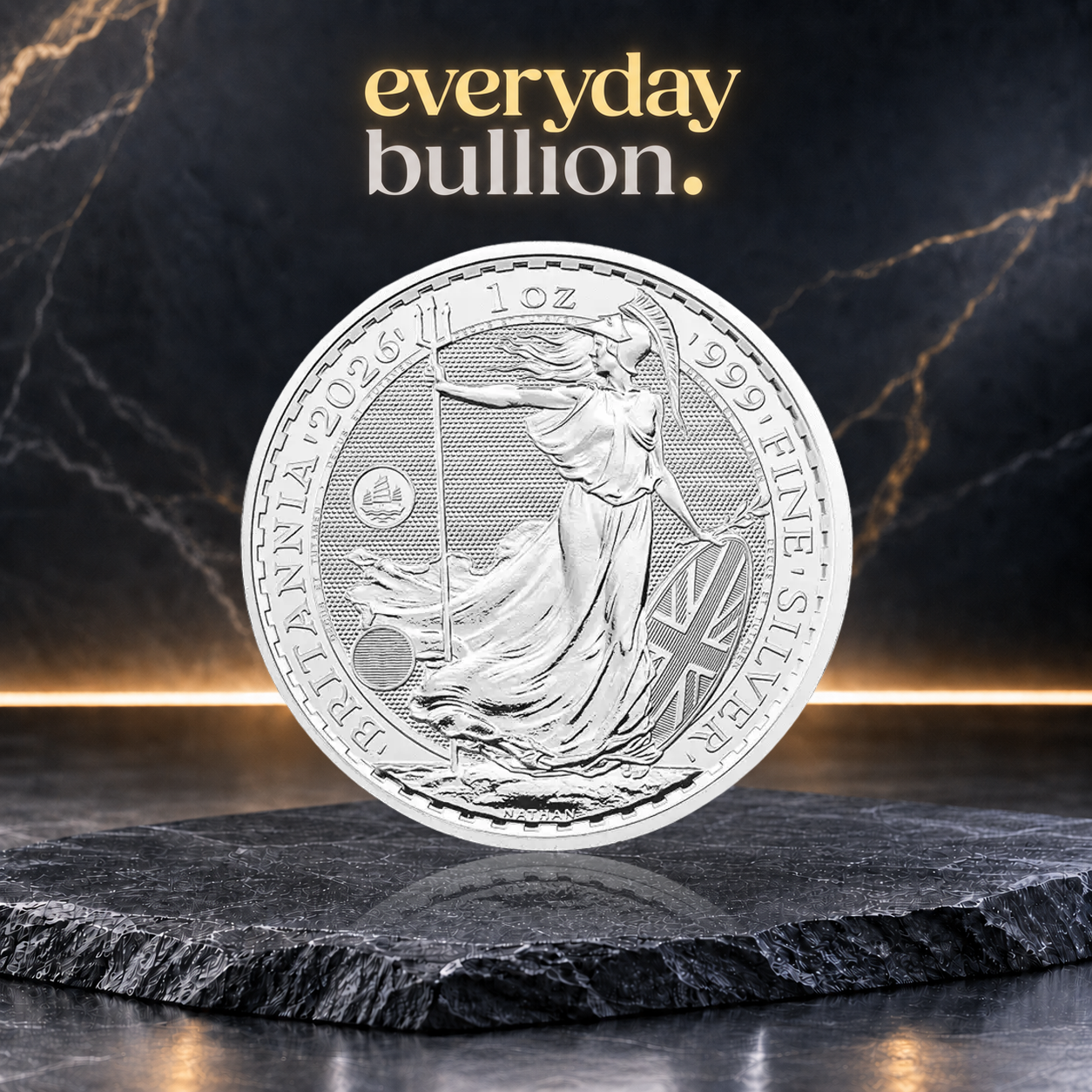 Britannia Hong Kong Privy 2026 1oz .999 Fine Silver BU Coin – The Royal Mint