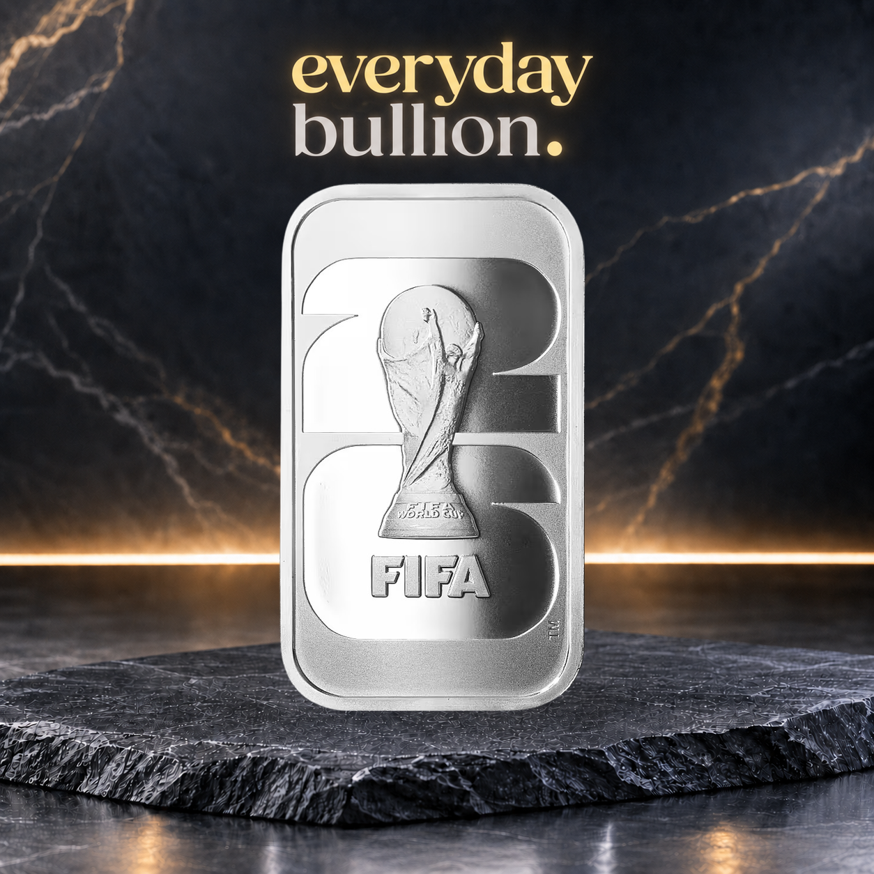 FIFA World Cup 2026™ 1oz .999 Fine Silver Bullion Bar – SilverTowne Mint