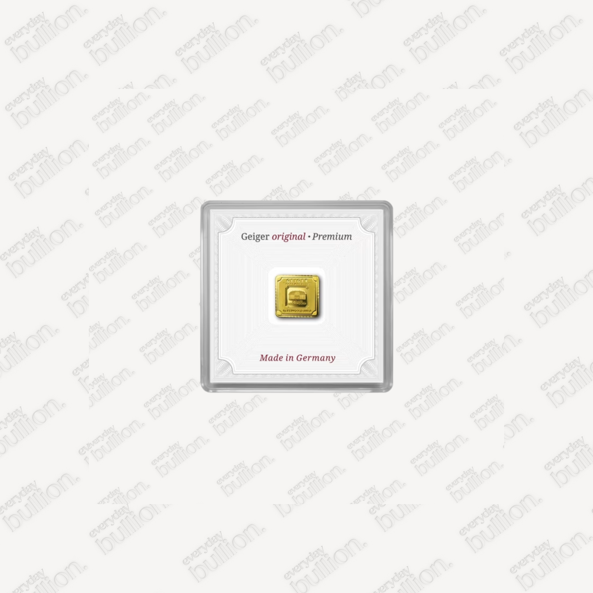 1 gr Gold Bar Geiger Edelmetalle