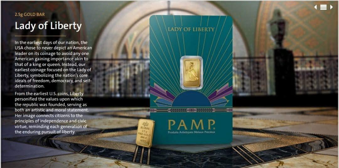 PAMP Lady liberty 2.5g (Pre-order)