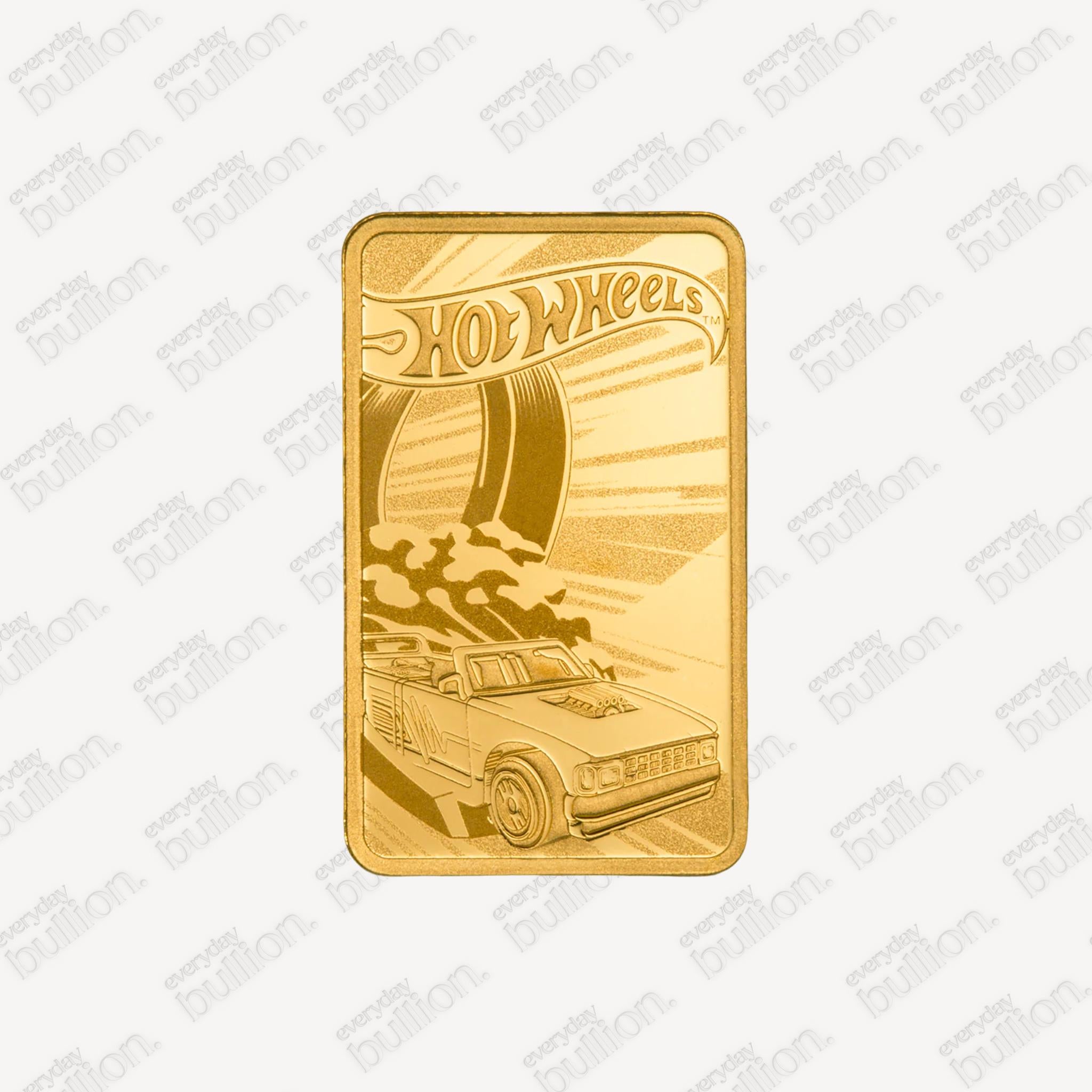 Acre 1g Hot Wheels™ Collection .9999 Fine Gold Bar