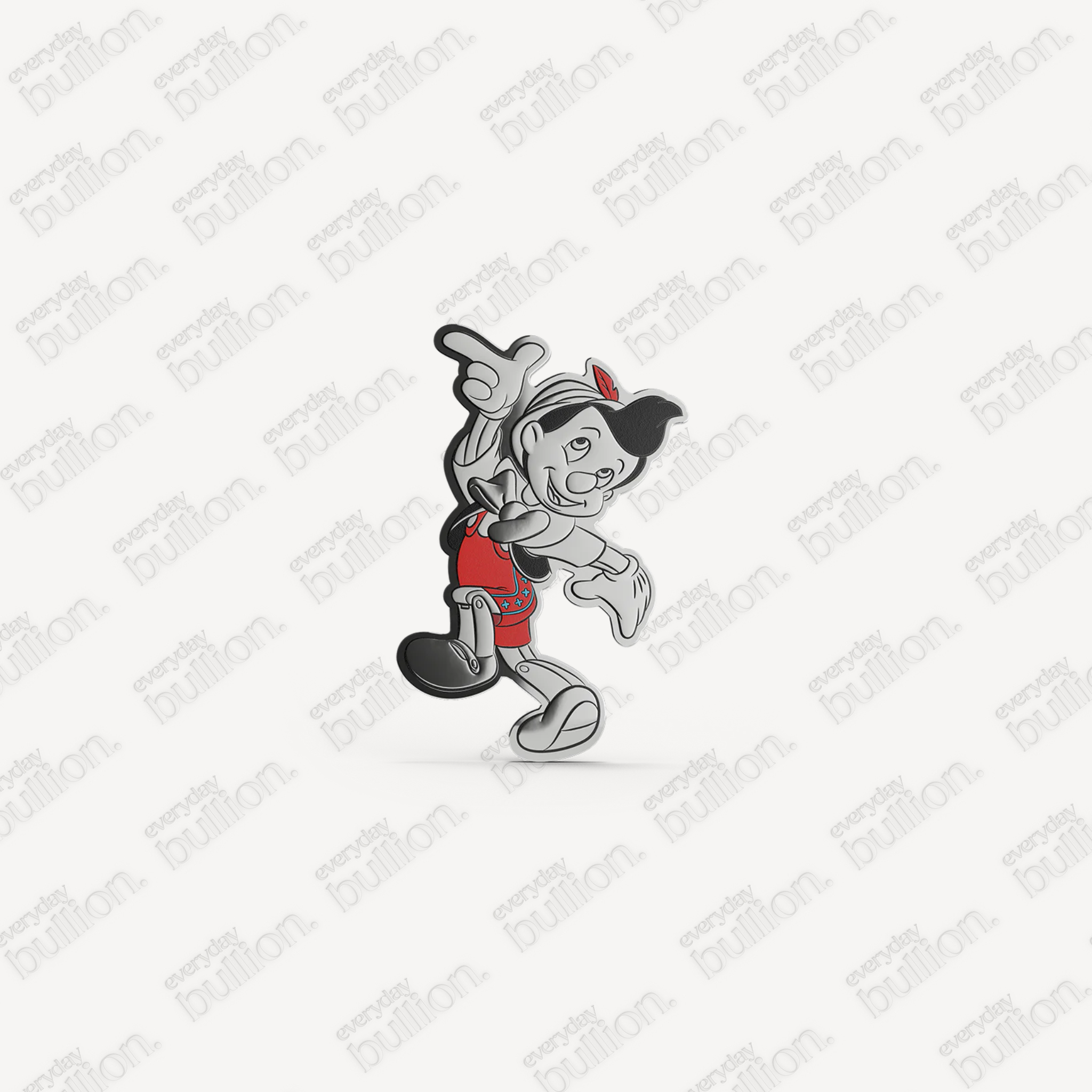 Disney Pinocchio - Collectible Set 3/4 oz Silver Coin + 5 g Silver Foil Set