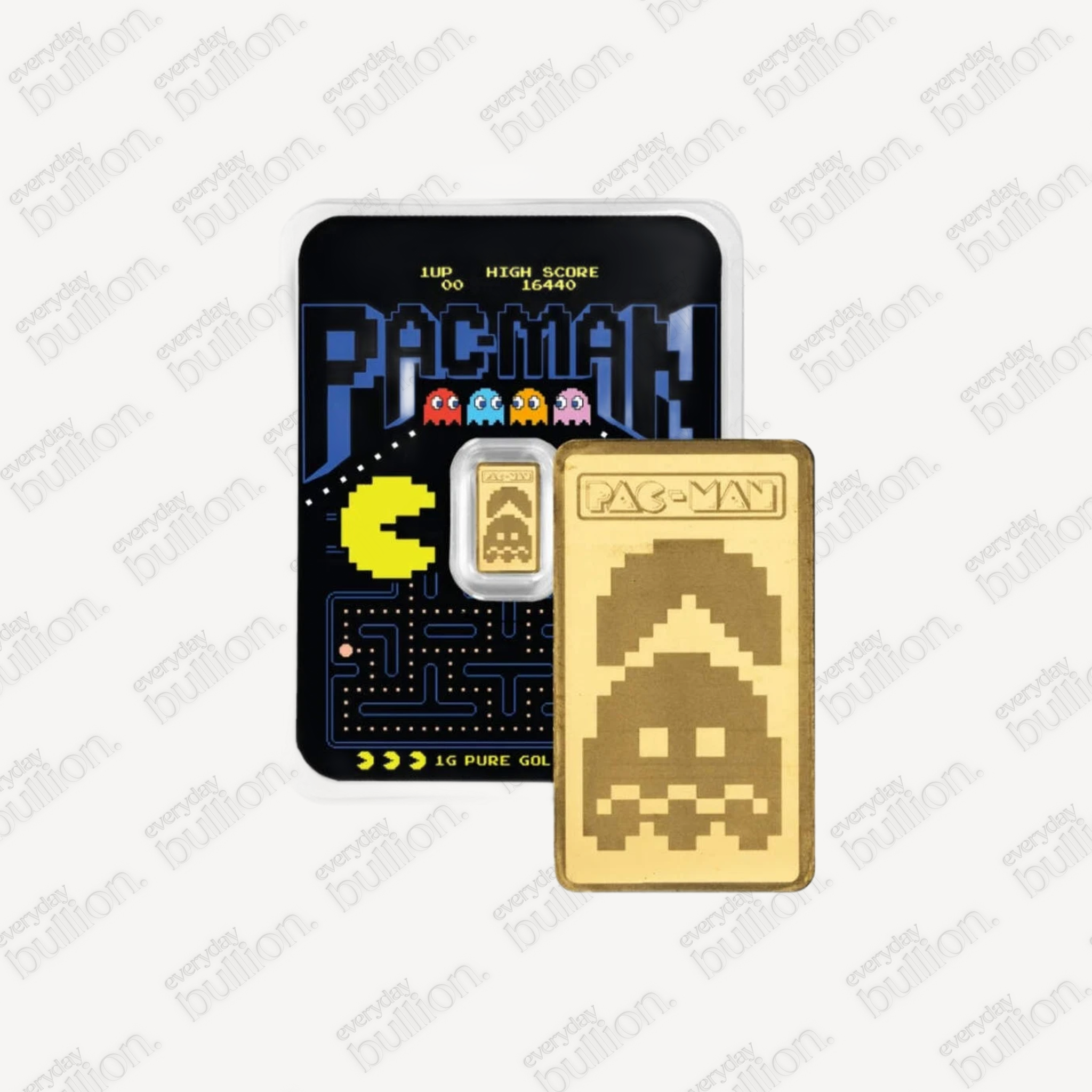 1 gram Gold Bar - PAC-MAN 45th Anniversary in TEP