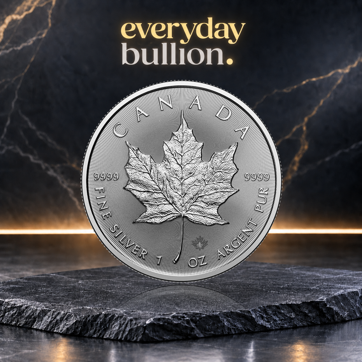 Maple Leaf 2026 1oz .9999 Fine Silver Bullion Coin – Royal Canadian Mint