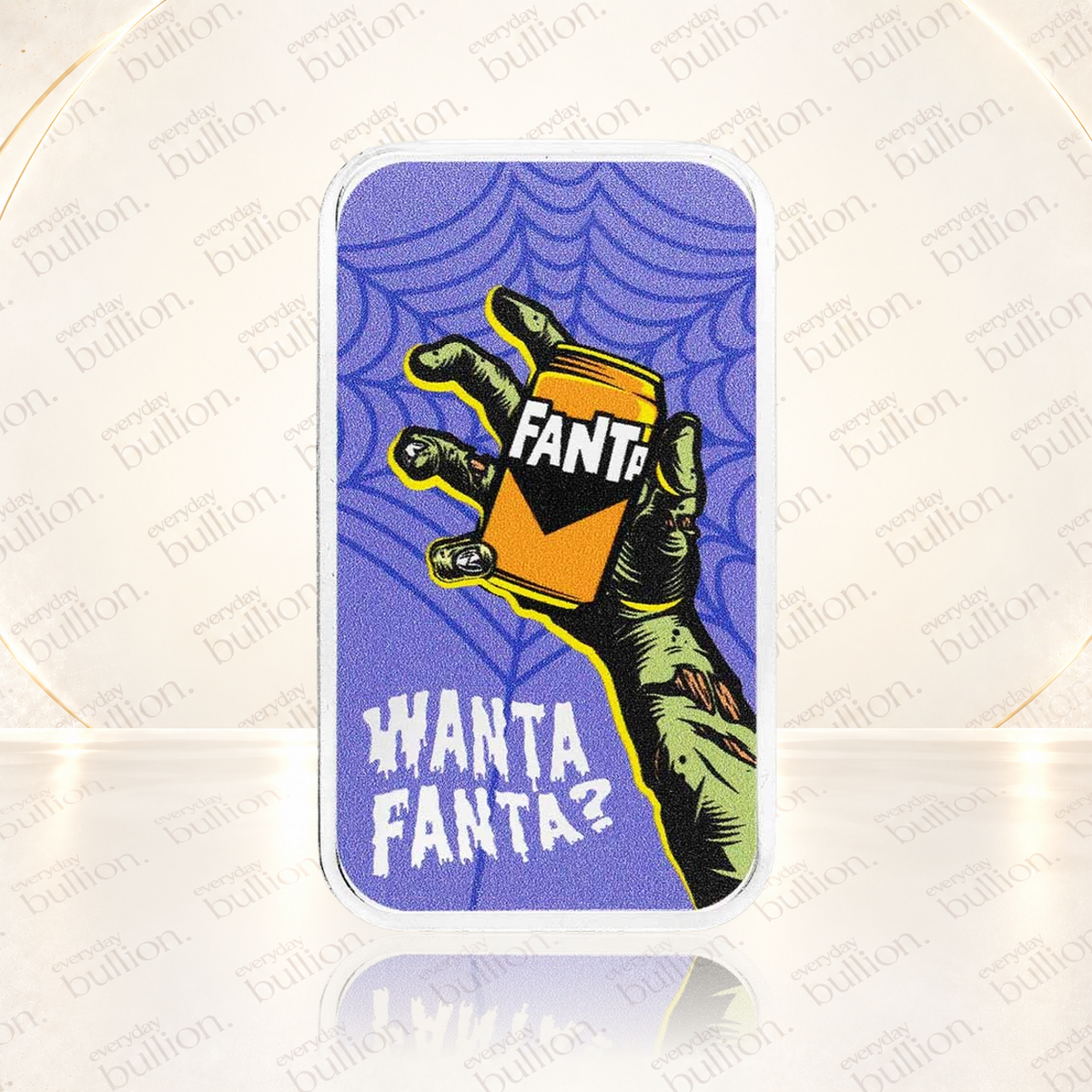 Fanta Halloween 1oz .999 Silver Colourised Bar in TEP – United States – APMEX
