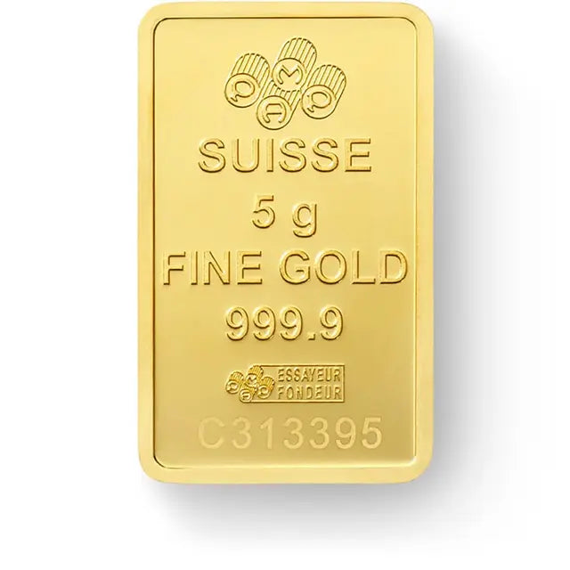 5 gram Gold Bar - PAMP Suisse Lady Fortuna