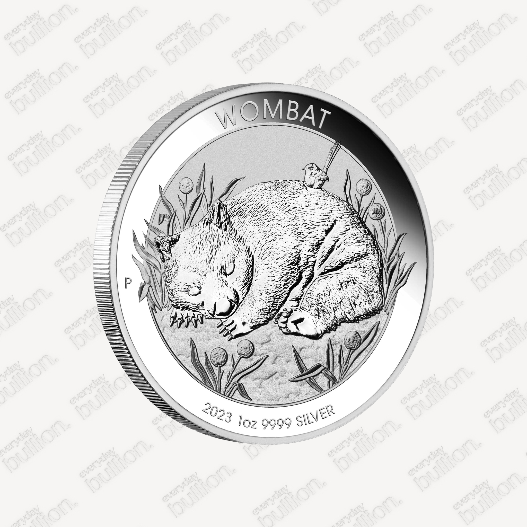 1oz Silver Perth Mint Wombat 2023 Round