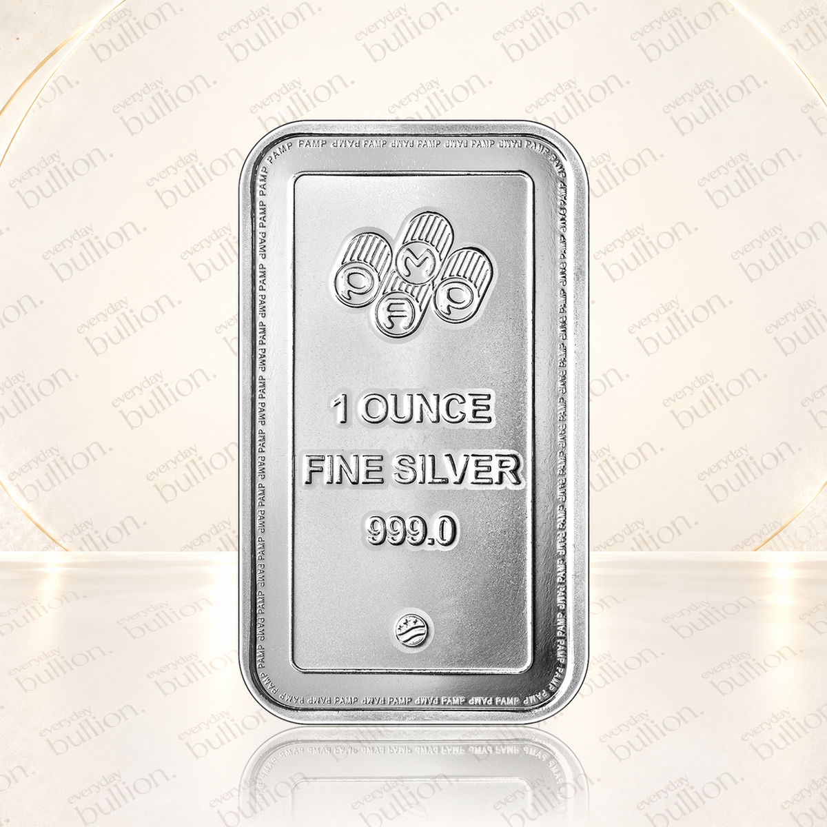 USA Starburst 1oz .999 Fine Silver Minted Bar – PAMP