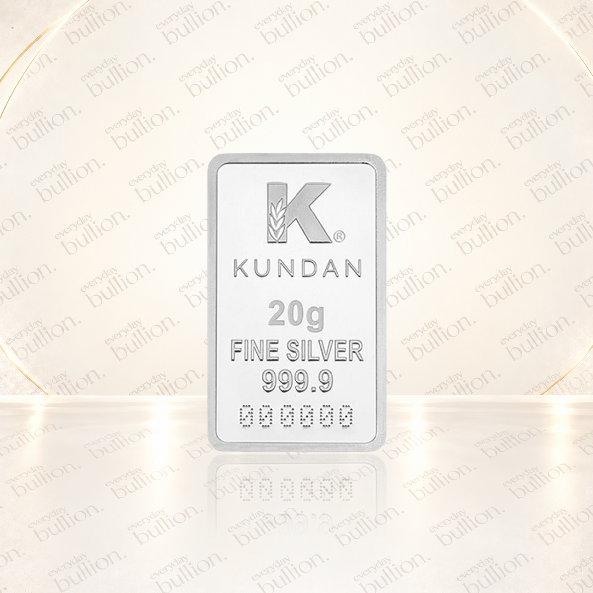 20g Golden Temple .9999 Fine Silver Colourised Bar in Assay Card – India – Kundan Refinery