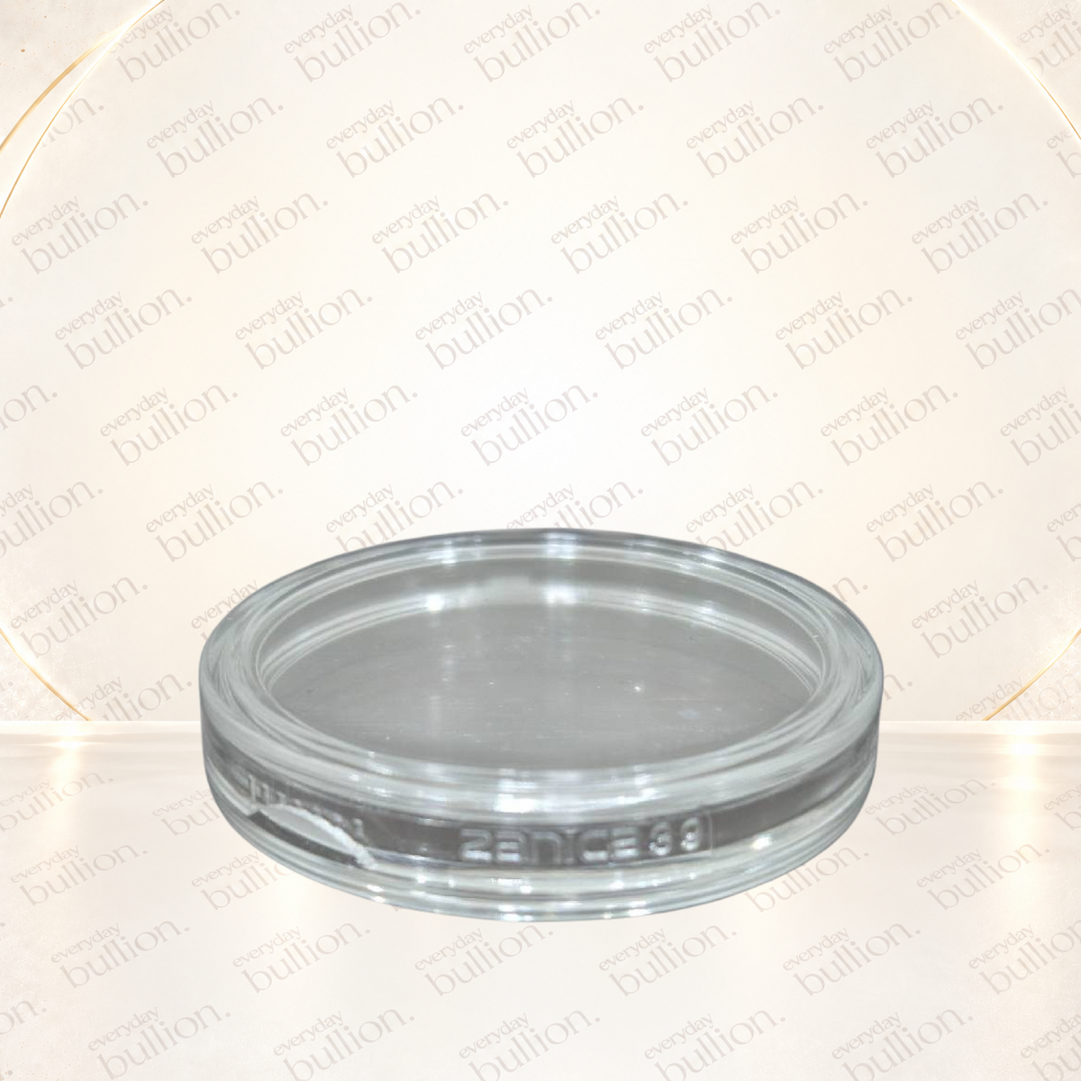 39mm Britannia Stackable Acrylic Coin Capsules – 10-Piece Storage Tube – Canada – Zanica