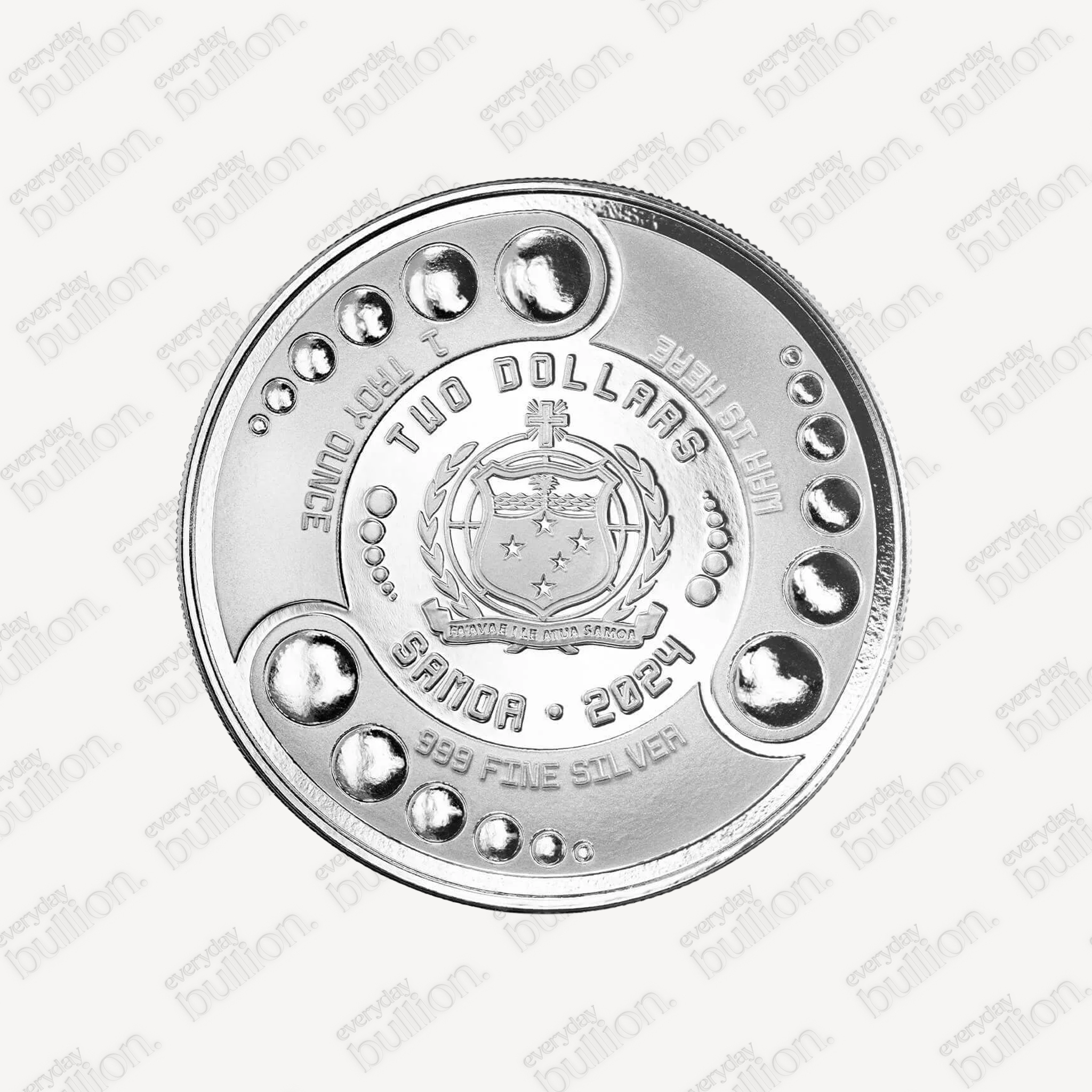 2024 Samoa Alien 1 oz Silver Coin – Alien Battle Series | .999 Fine Silver