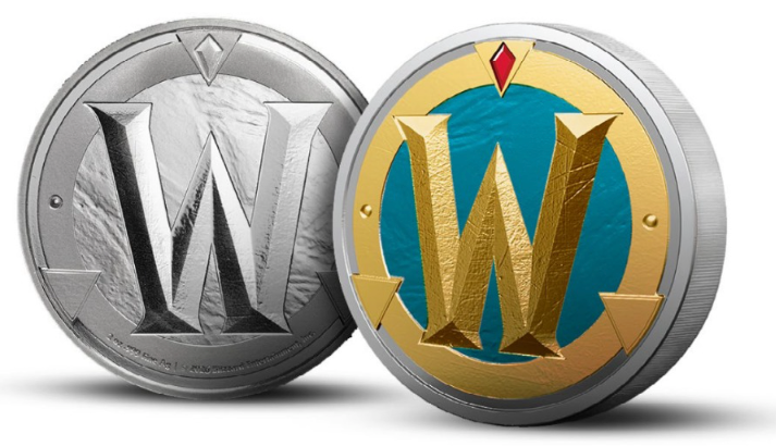 PAMP - World of Warcraft High Relief Gilded Token