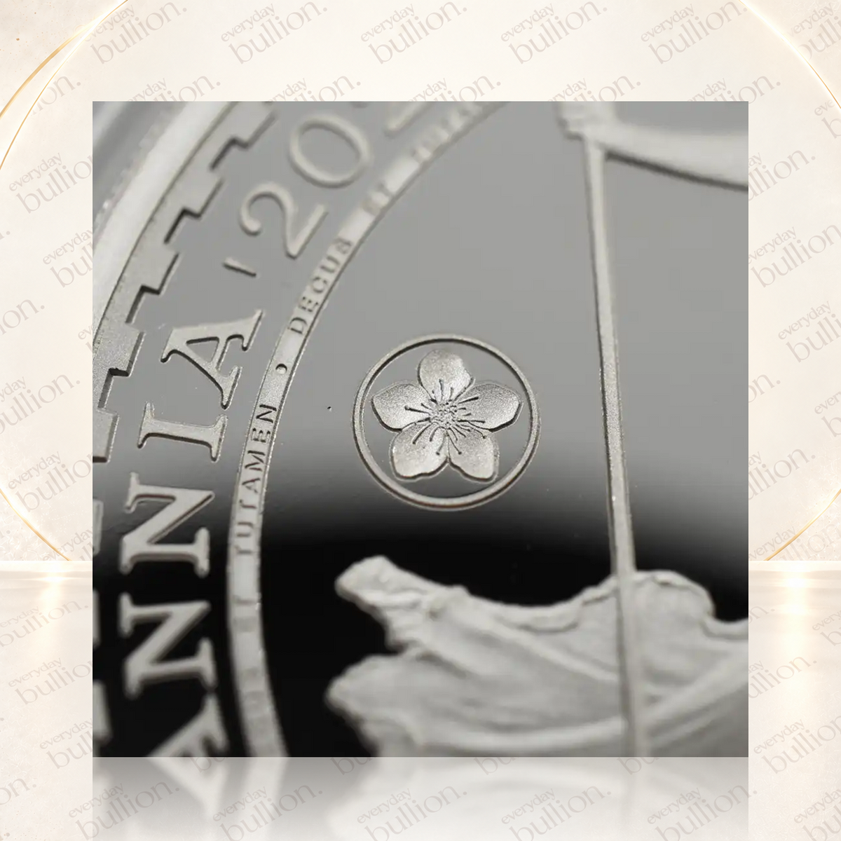 2026 Britannia Cherry Blossom Privy £2 1oz Silver Proof Coin – United Kingdom – The Royal Mint