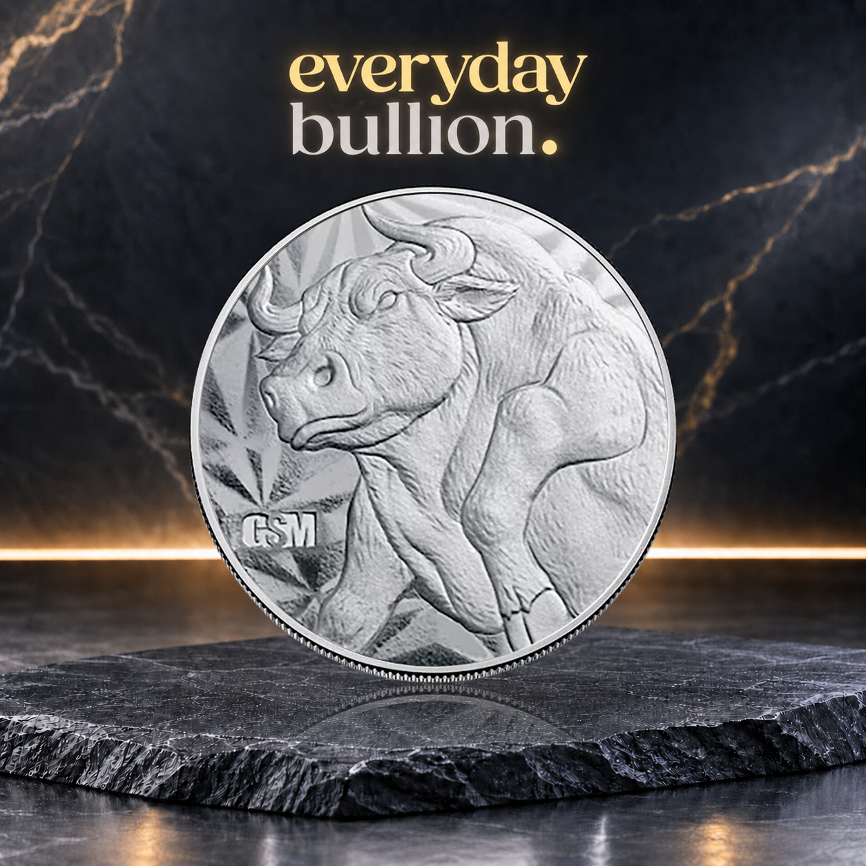 Bull & Bear 1oz .999 Fine Silver Bullion Round – Golden State Mint