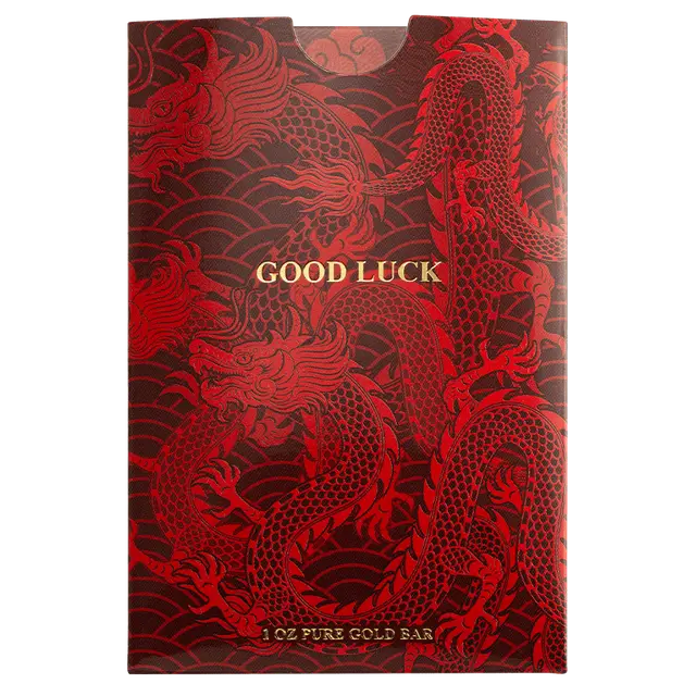 PAMP - 5 gram Gold Bar - Good Luck Yellow Dragon