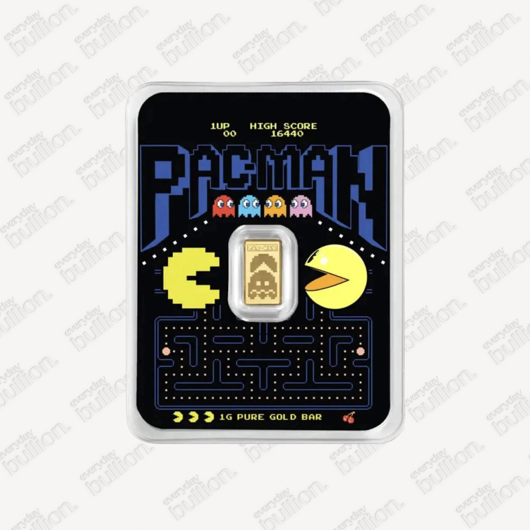 1 gram Gold Bar - PAC-MAN 45th Anniversary in TEP