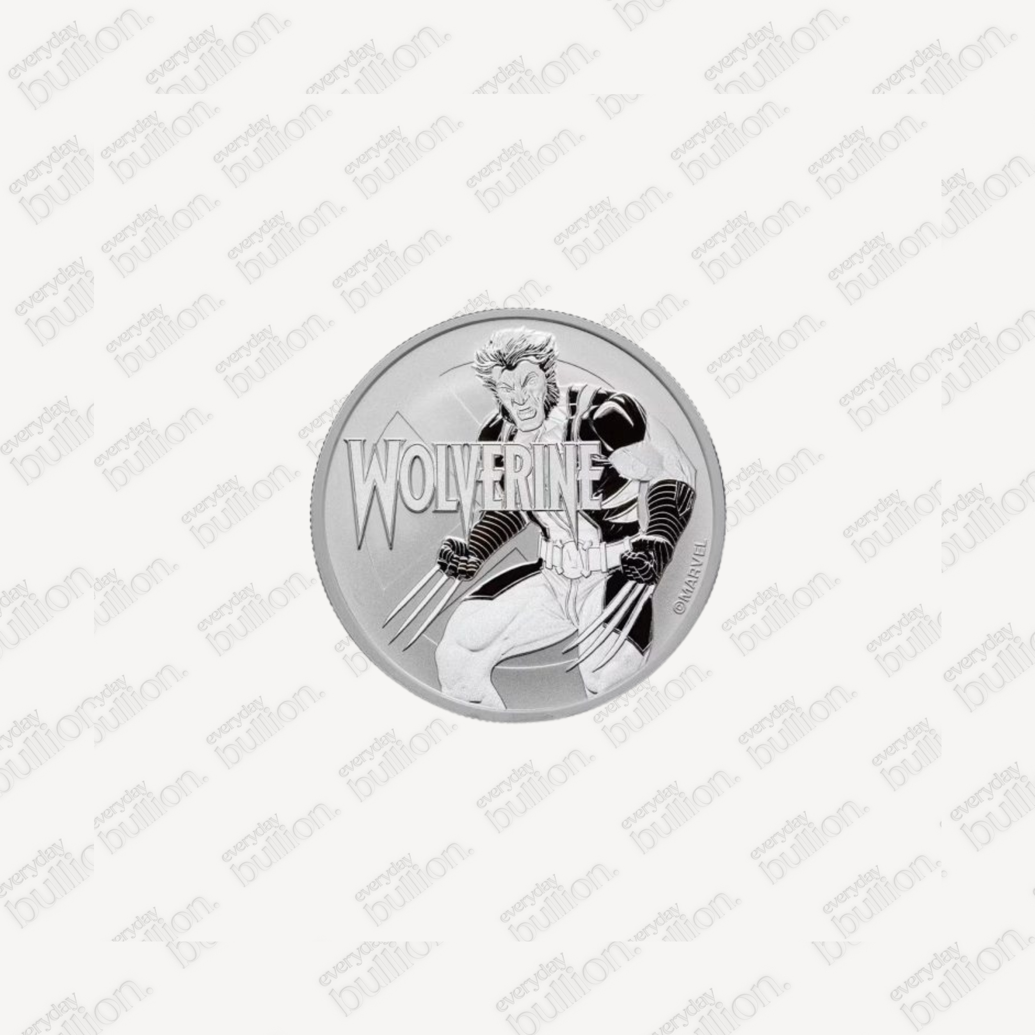 2021 1 oz Tuvalu Marvel Series - Wolverine .9999 Silver Coin BU