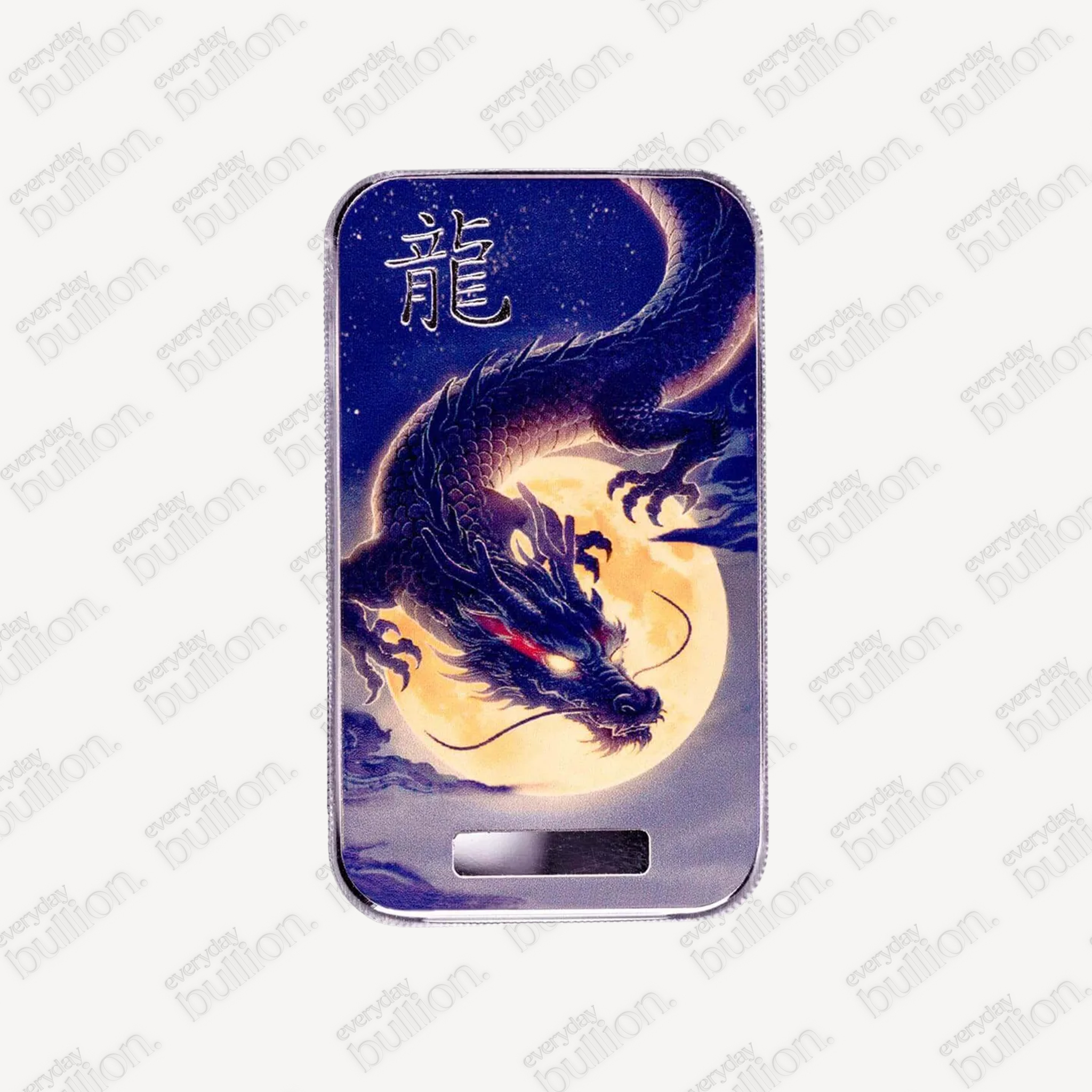 2026 Dragon | Yèqióng Night Sky 1 oz Silver Colorized Bar