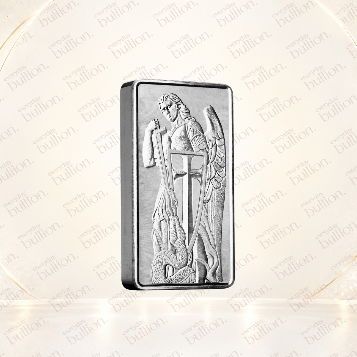 Archangel Michael 10oz .999 Fine Silver Bullion Bar – Scottsdale Mint