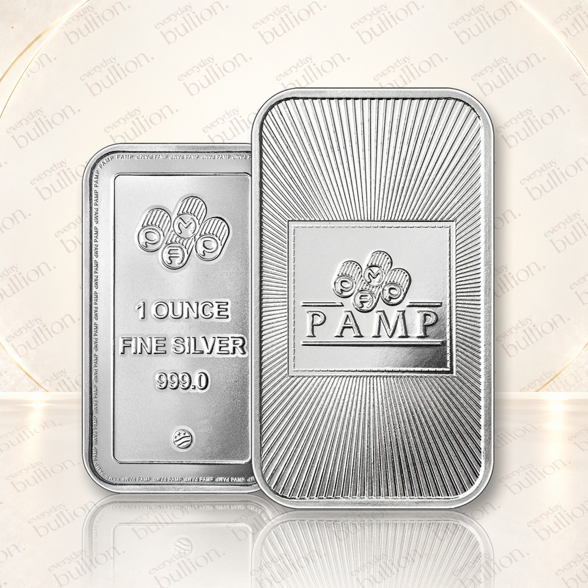 USA Starburst 1oz .999 Fine Silver Minted Bar – PAMP