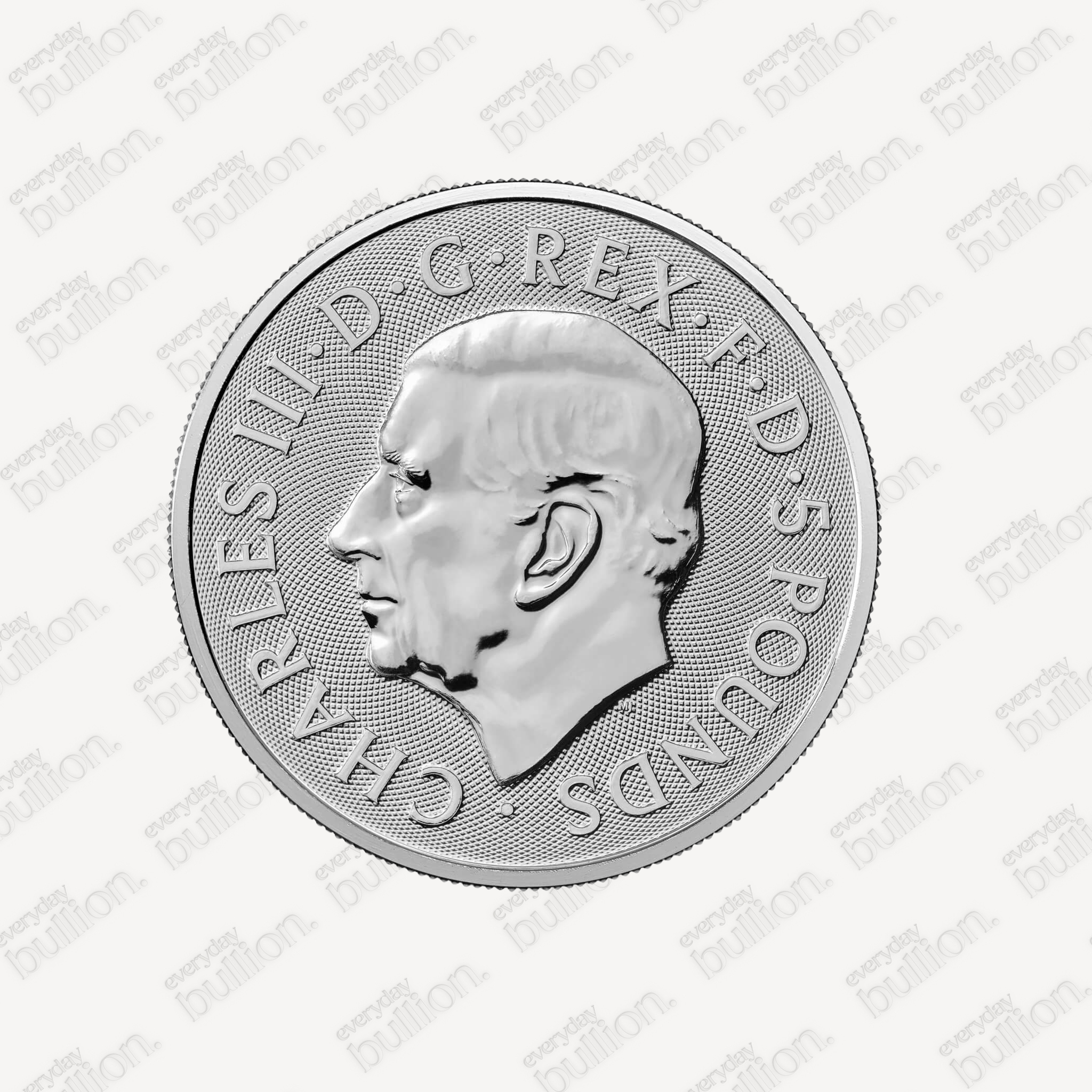 2oz Silver Lion of England Coin in Capsule