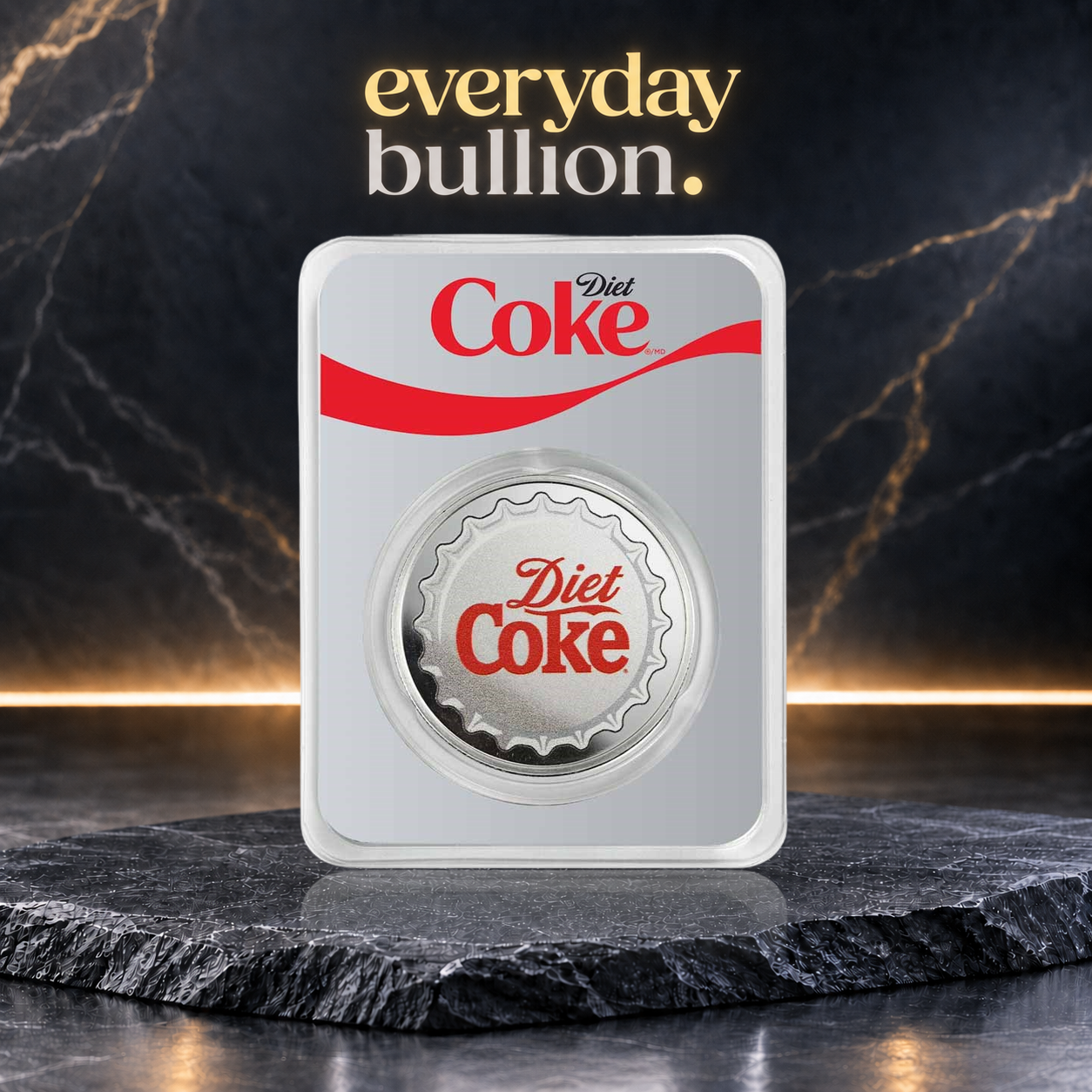 Coca-Cola® Diet Coke 1oz .999 Fine Silver Struck Round in TEP – 9Fine Mint