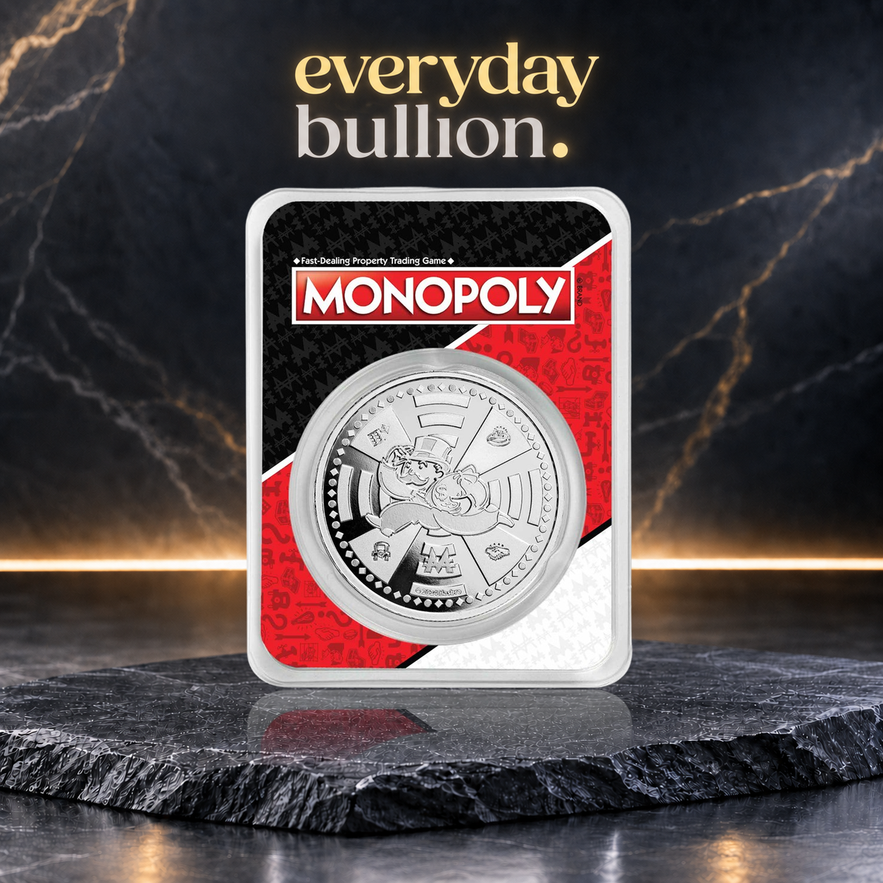 Mr. Monopoly 2024 1oz .999 Fine Silver Coin in TEP – APMEX
