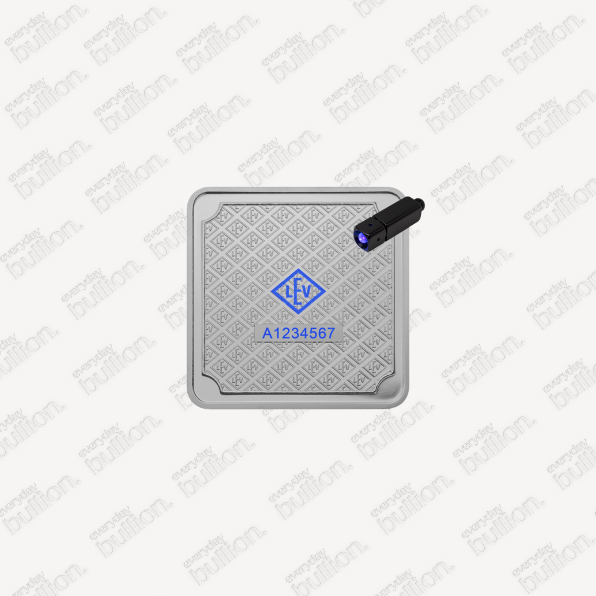 Silver Bar Geiger original - 10 g .999 square in capsule
