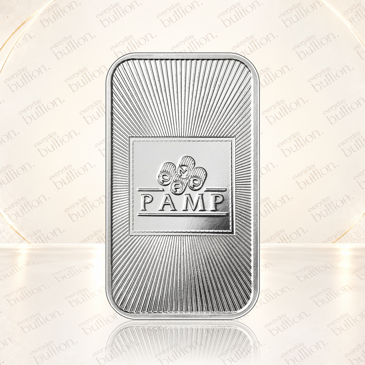 USA Starburst 1oz .999 Fine Silver Minted Bar – PAMP