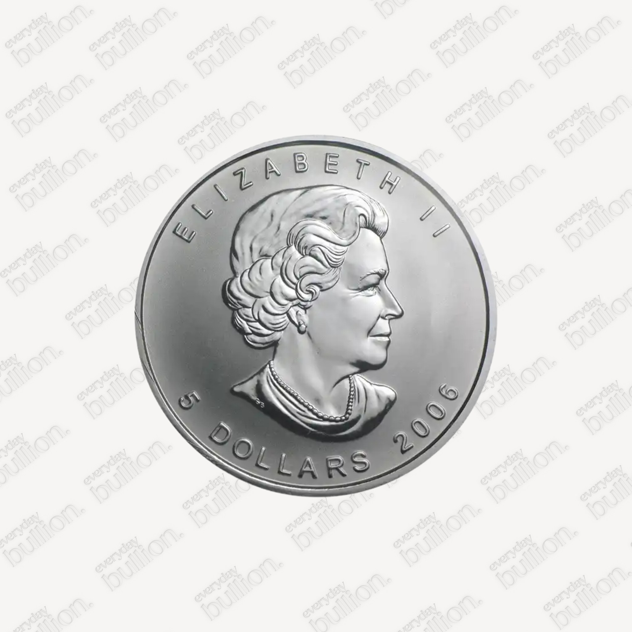 2006 Canada 1 oz Silver Maple Leaf Lunar Dog Privy