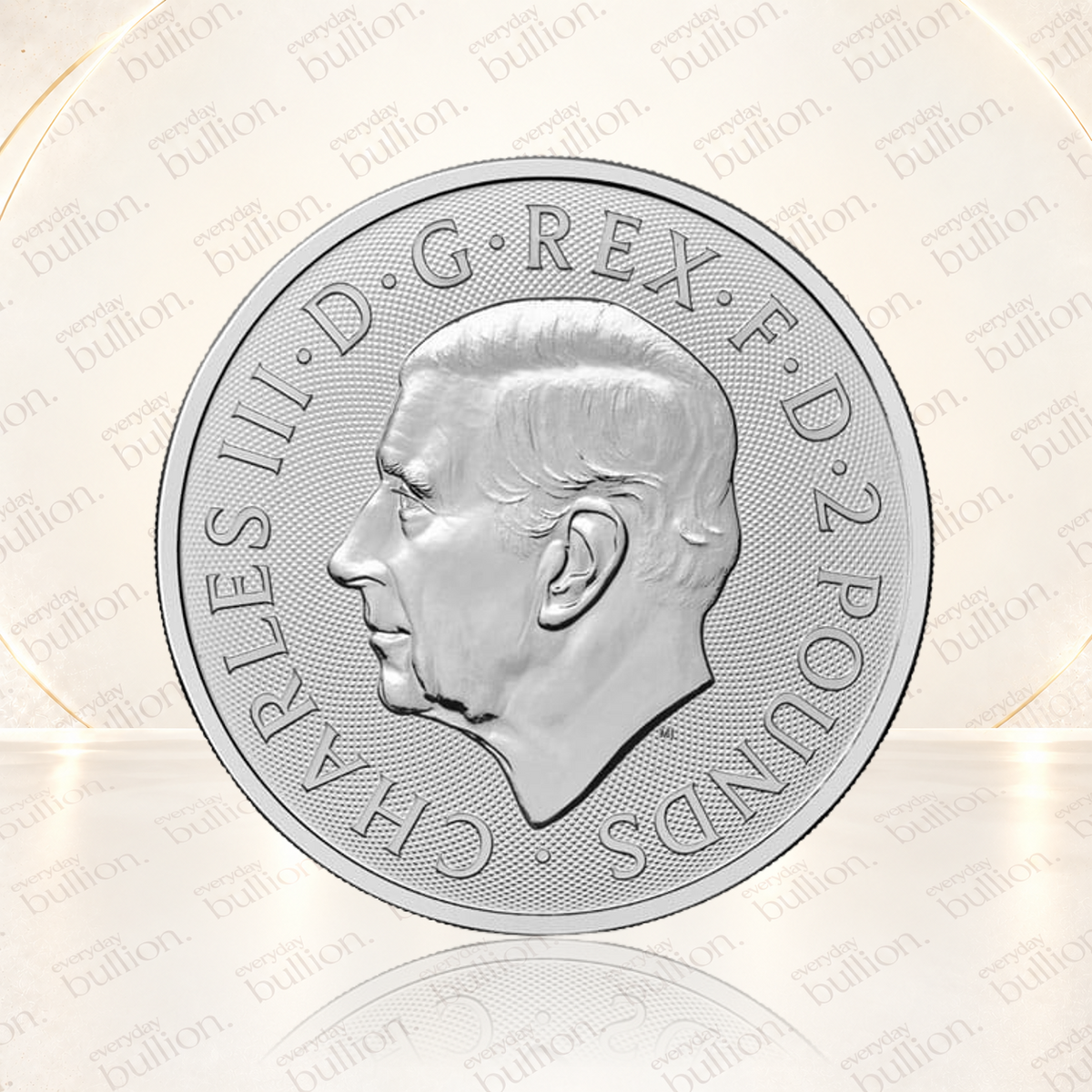 American Declaration of Independence 250th Anniversary 2026 £2 1oz .999 Silver BU Coin - UK - Royal Mint