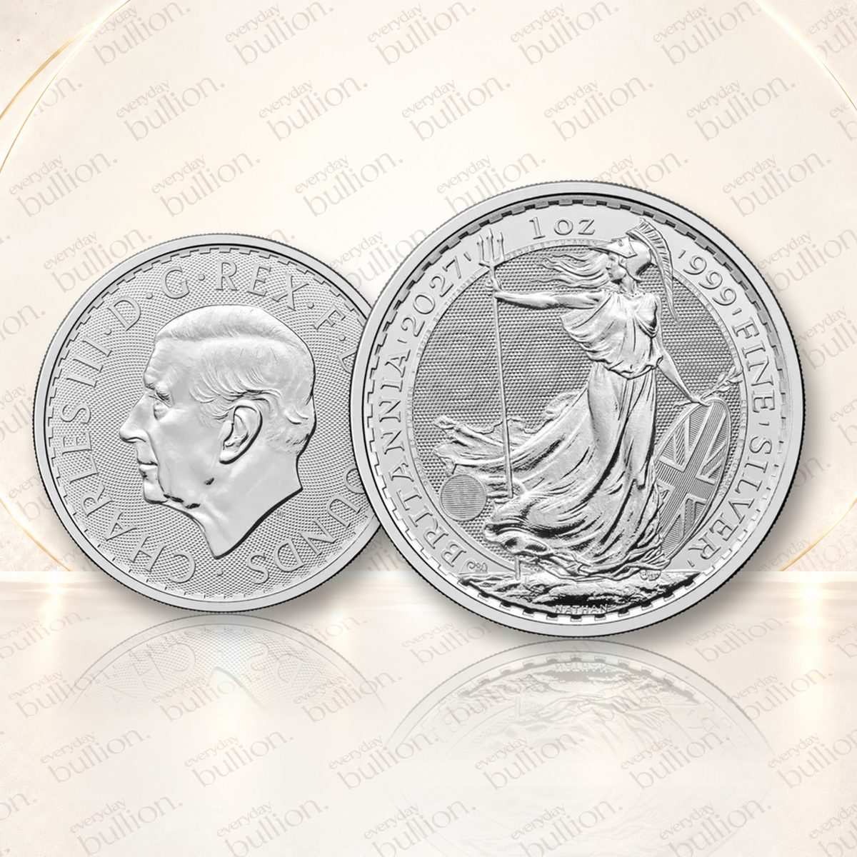 Britannia 2027 £2 1 oz .999 Silver Bullion Coin - UK - The Royal Mint