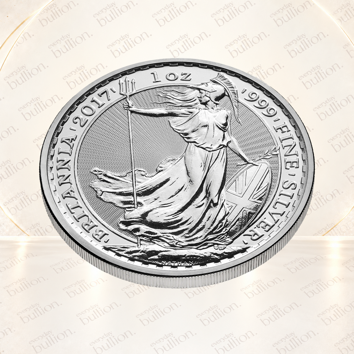 2017 Britannia Queen Elizabeth II £2 1oz .999 Silver Bullion Coin – United Kingdom – The Royal Mint