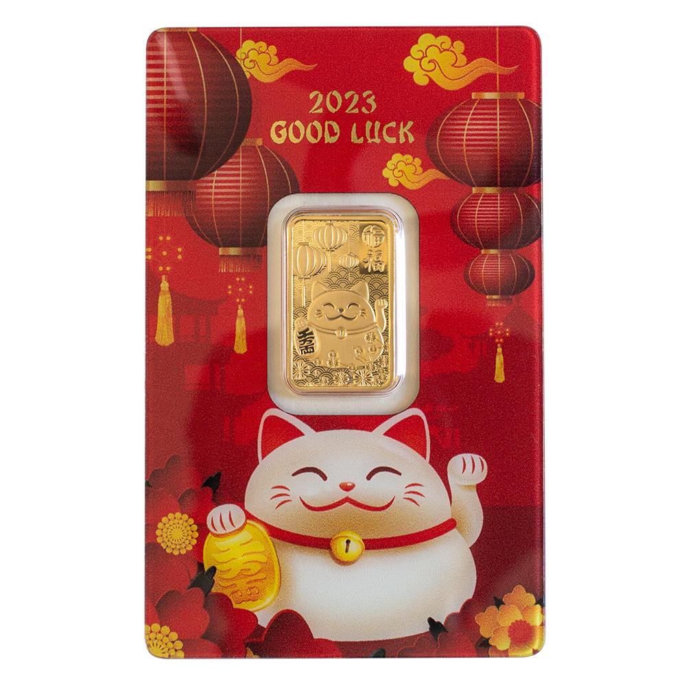 PAMP - Good Luck 5g Pure Gold Bar