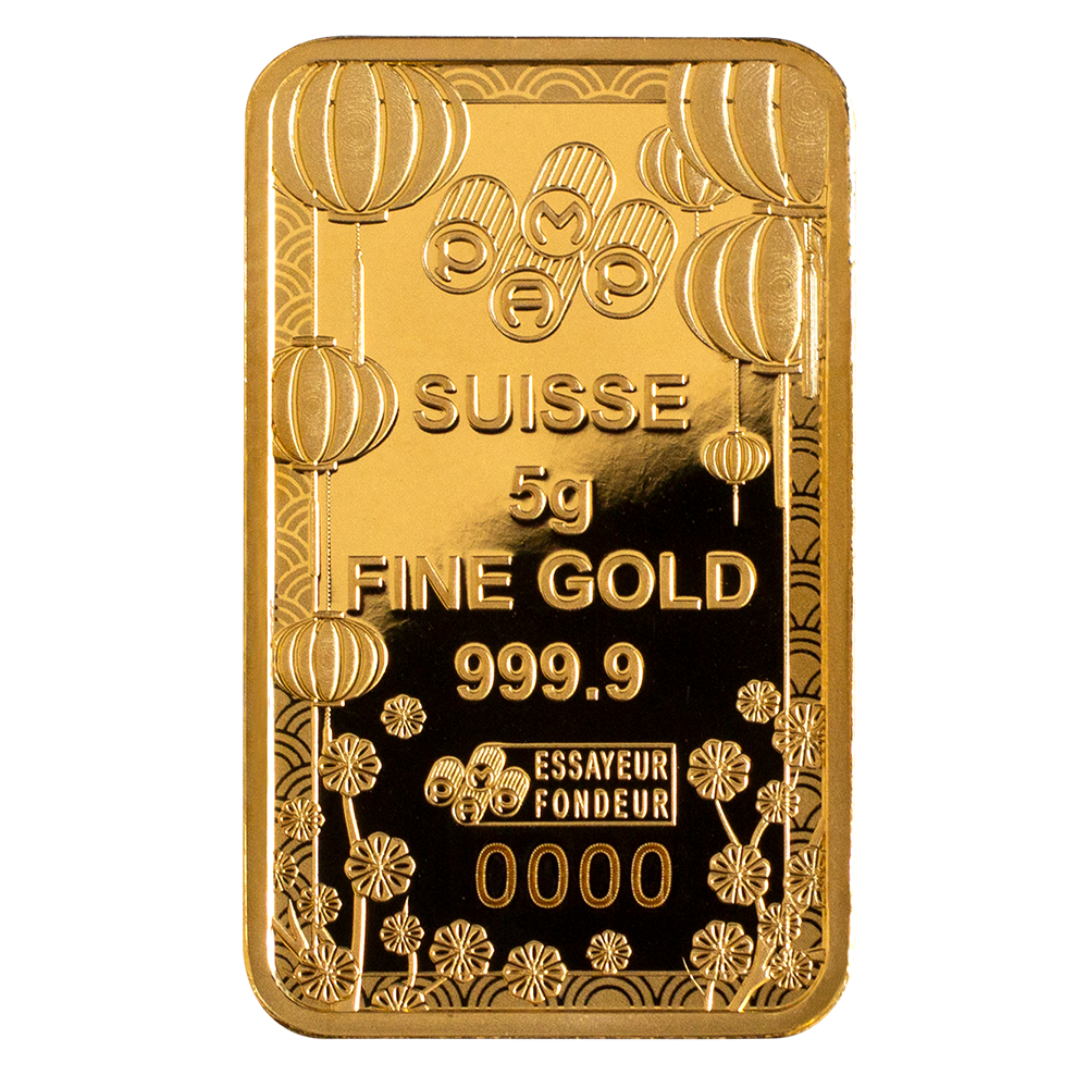 PAMP - Good Luck 5g Pure Gold Bar
