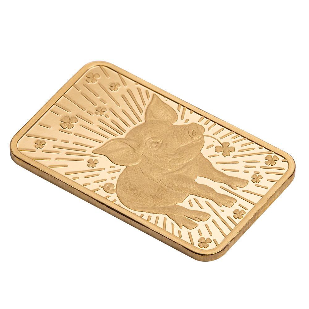PAMP - Lucky Pig 5g Pure Gold Bar